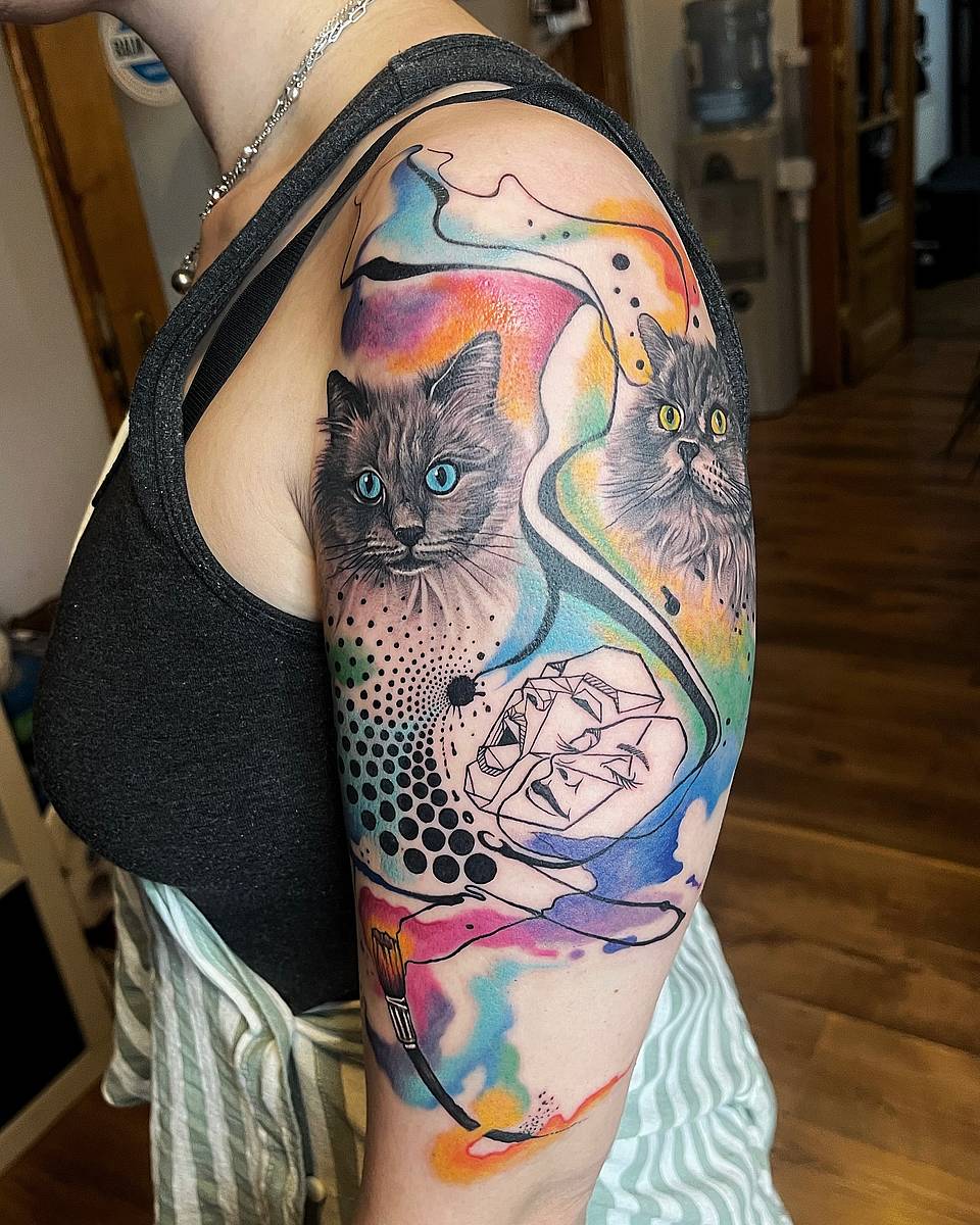 Chromatic Cat Dream Sleeve