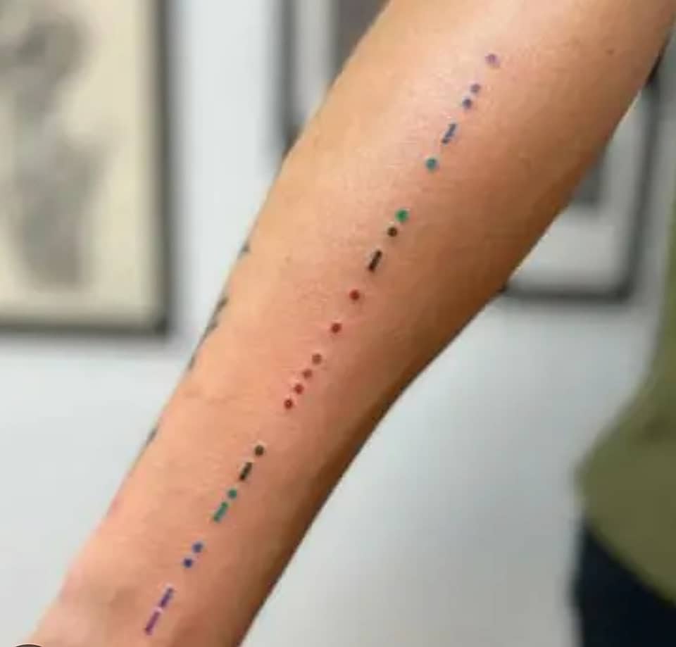Chromatic Morse Line