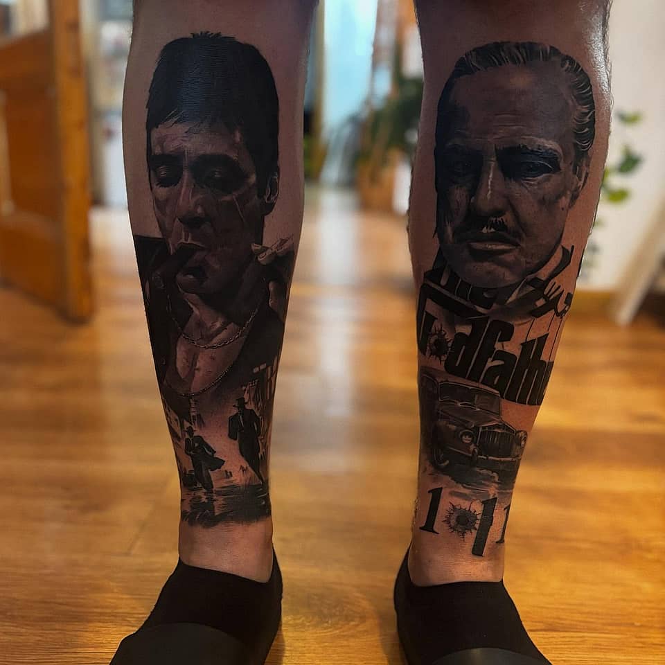 Cinematic Gangster Leg Portraits