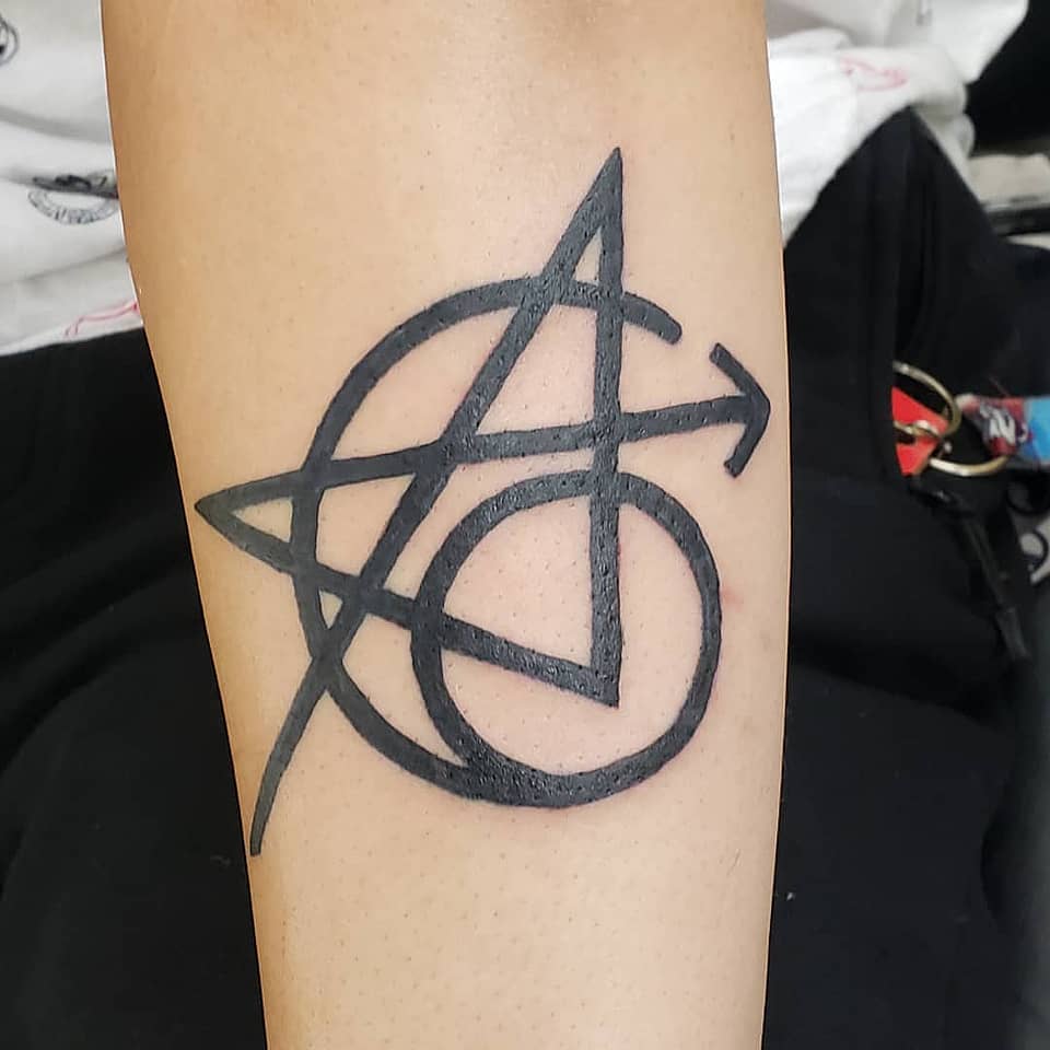 Circle-A Arrow Sigil