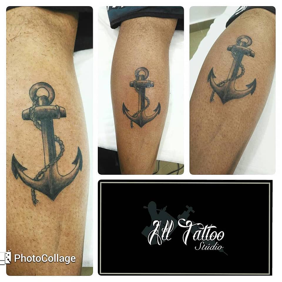 Classic Anchor with Rope
