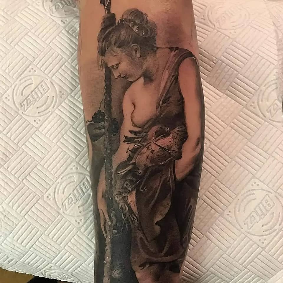 Classical Draped Woman