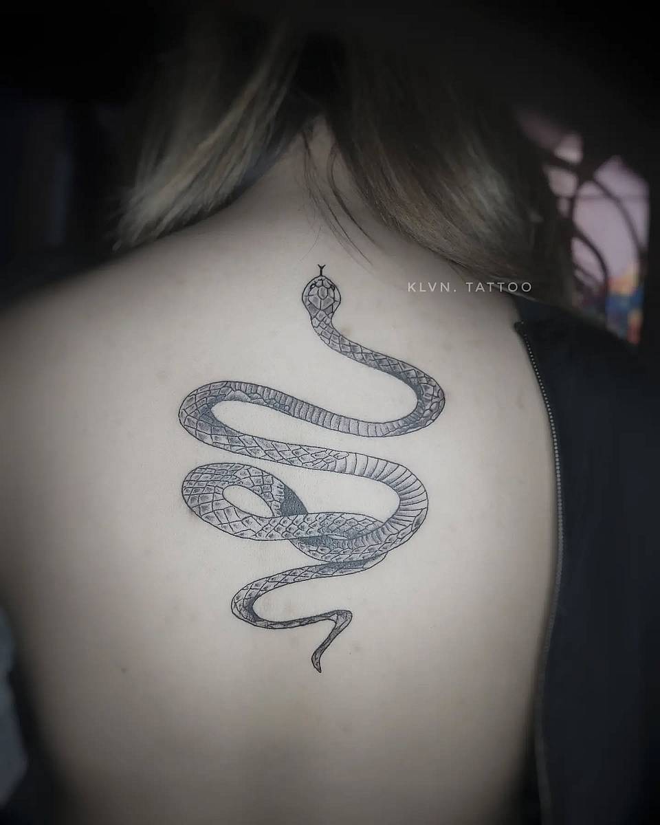 Coiled Serpent Linework