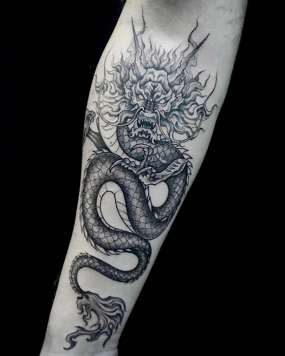 Coiling Eastern Dragon