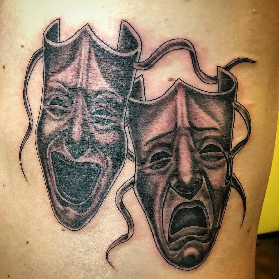 Comedy and Tragedy Masks