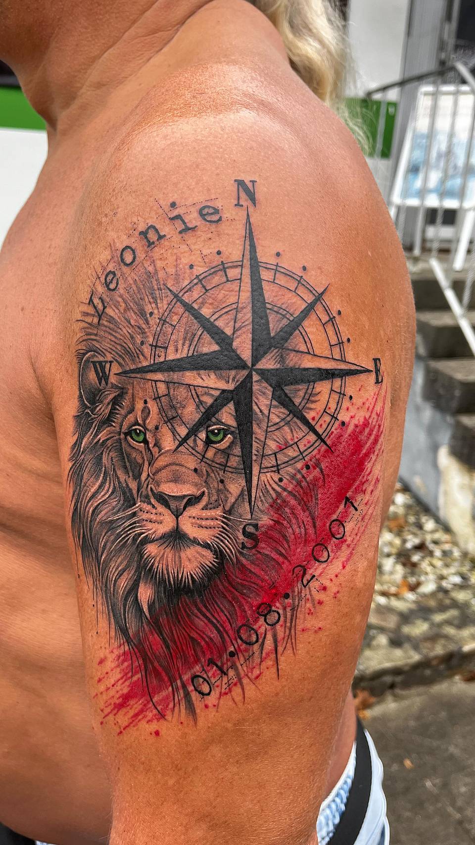 Compass Rose Lion Memorial