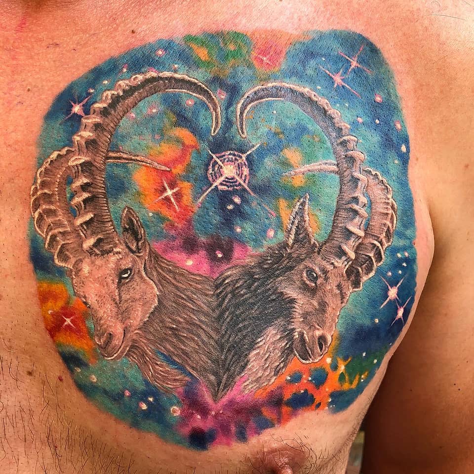 Cosmic Capricorn Heart