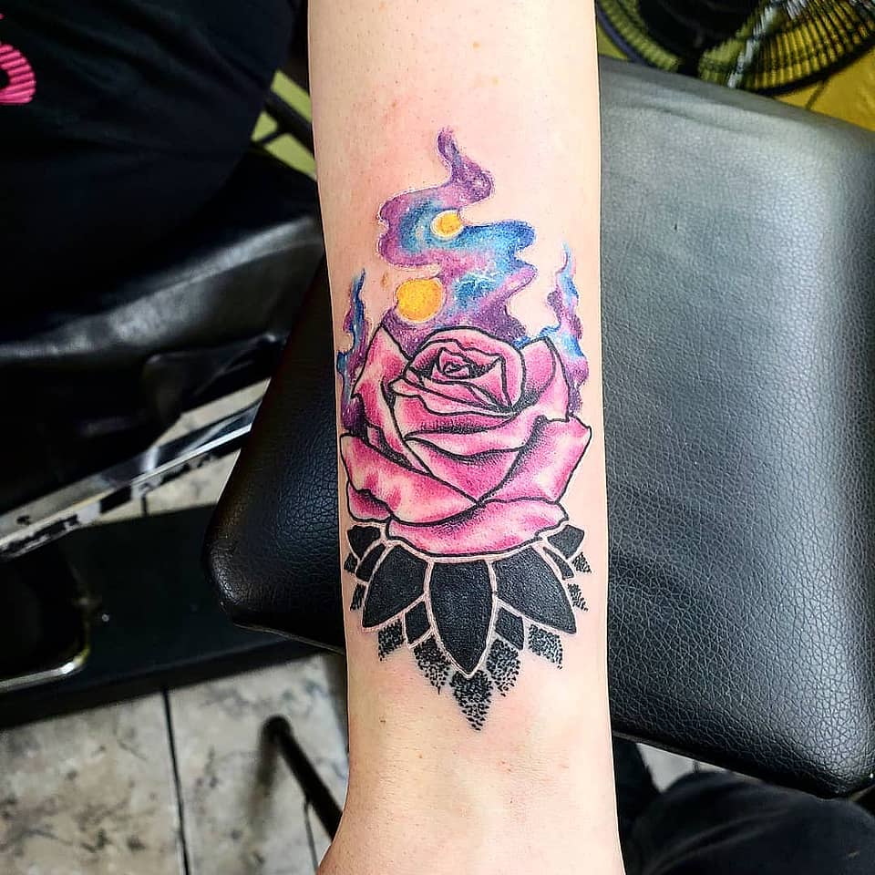Cosmic Rose Mandala