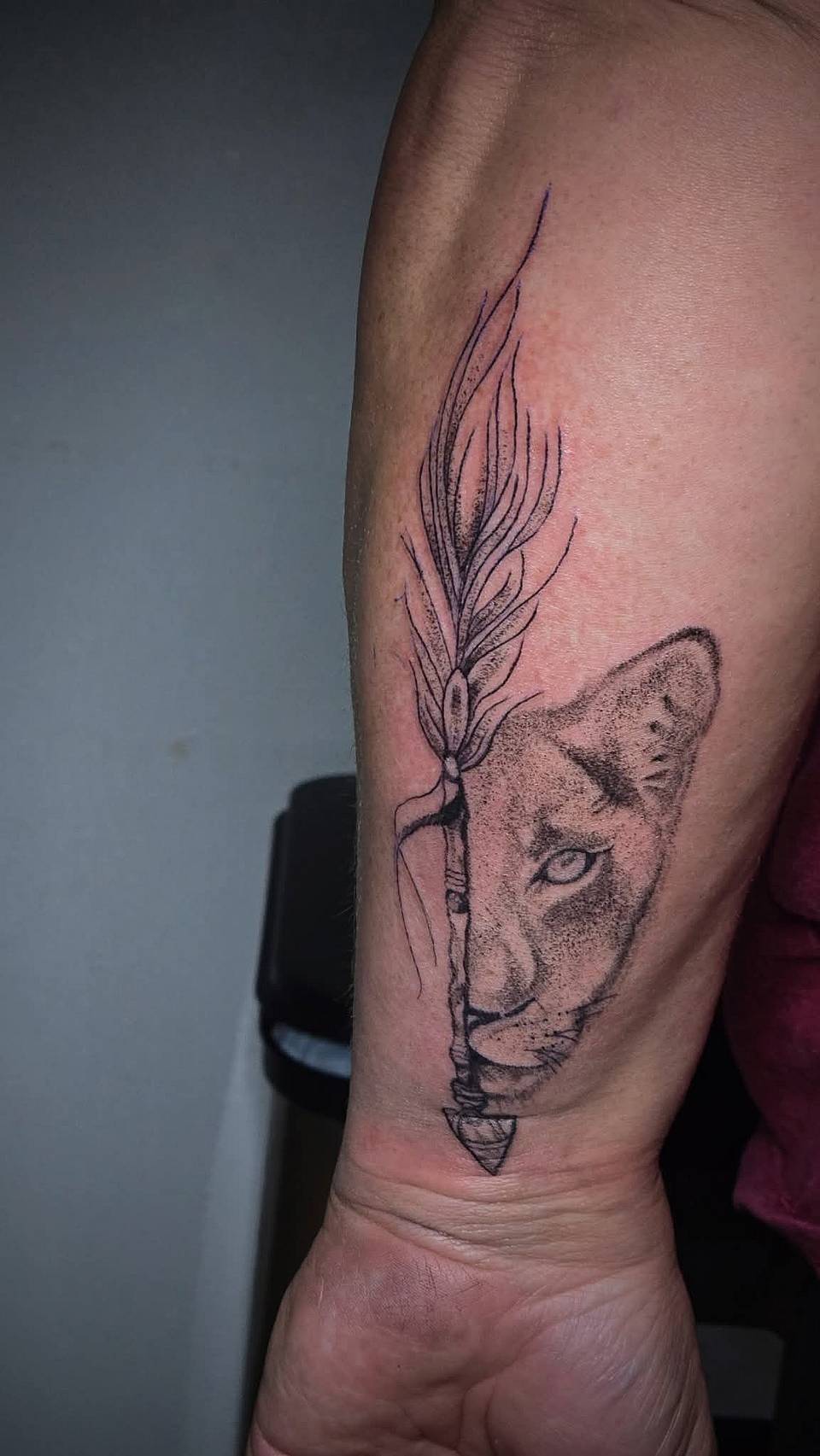 Cougar & Feathered Spear