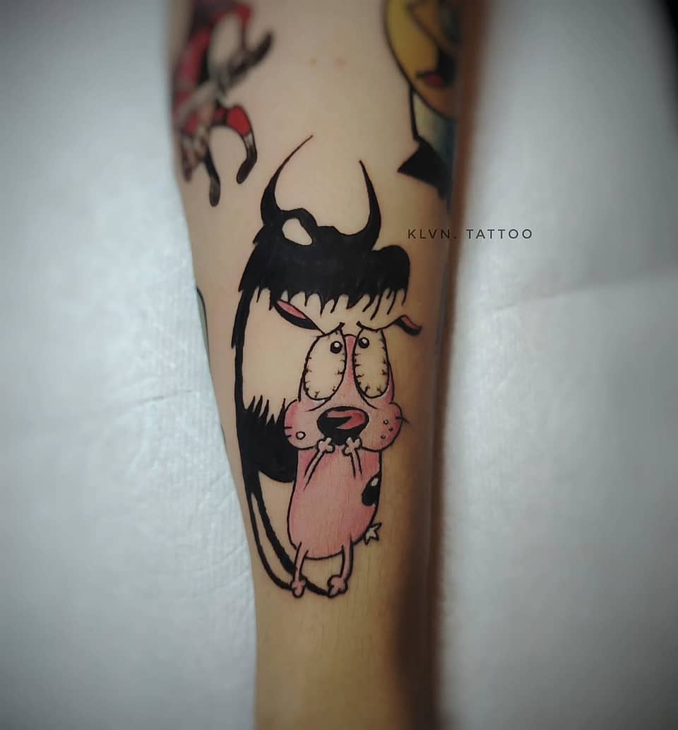 Courage the Cowardly Dog & Shadow