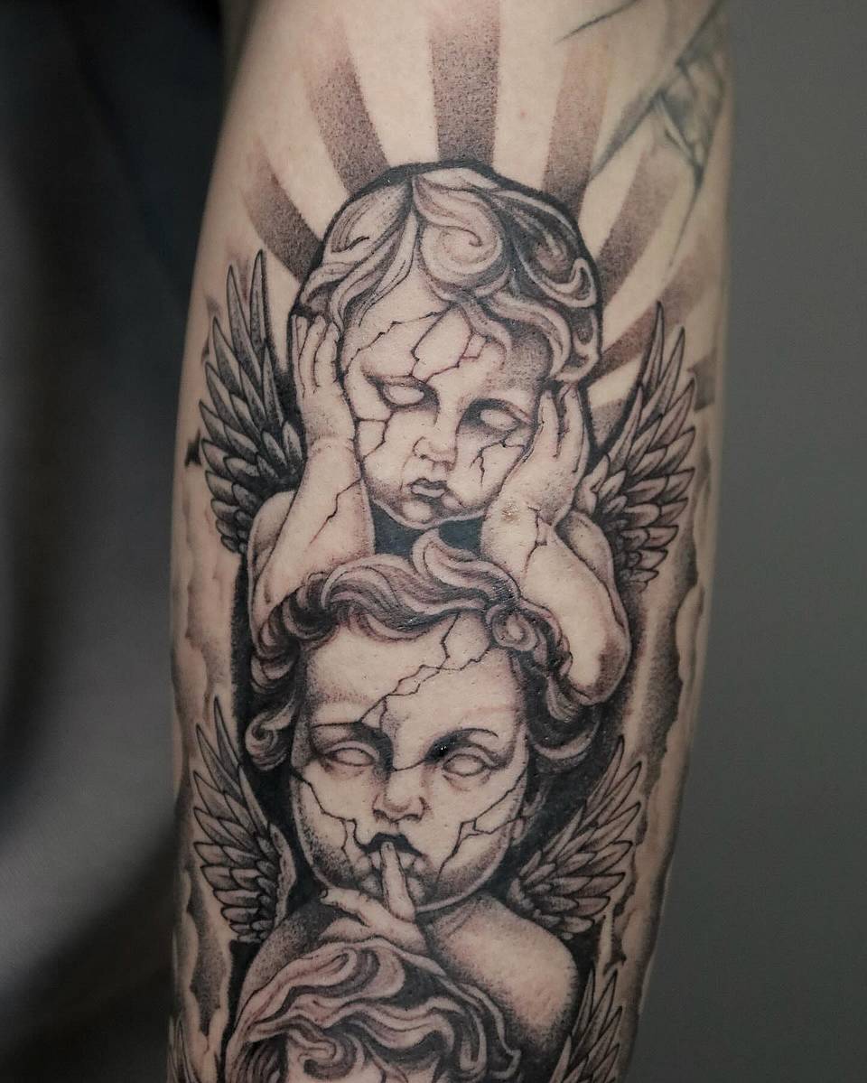 Cracked Cherub Triad