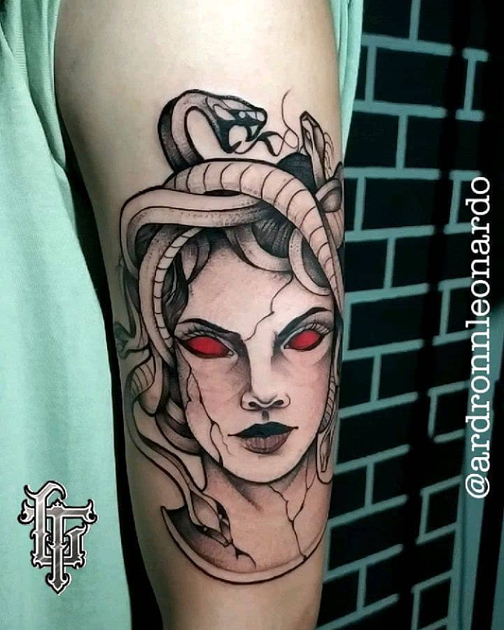 Cracked Medusa Portrait