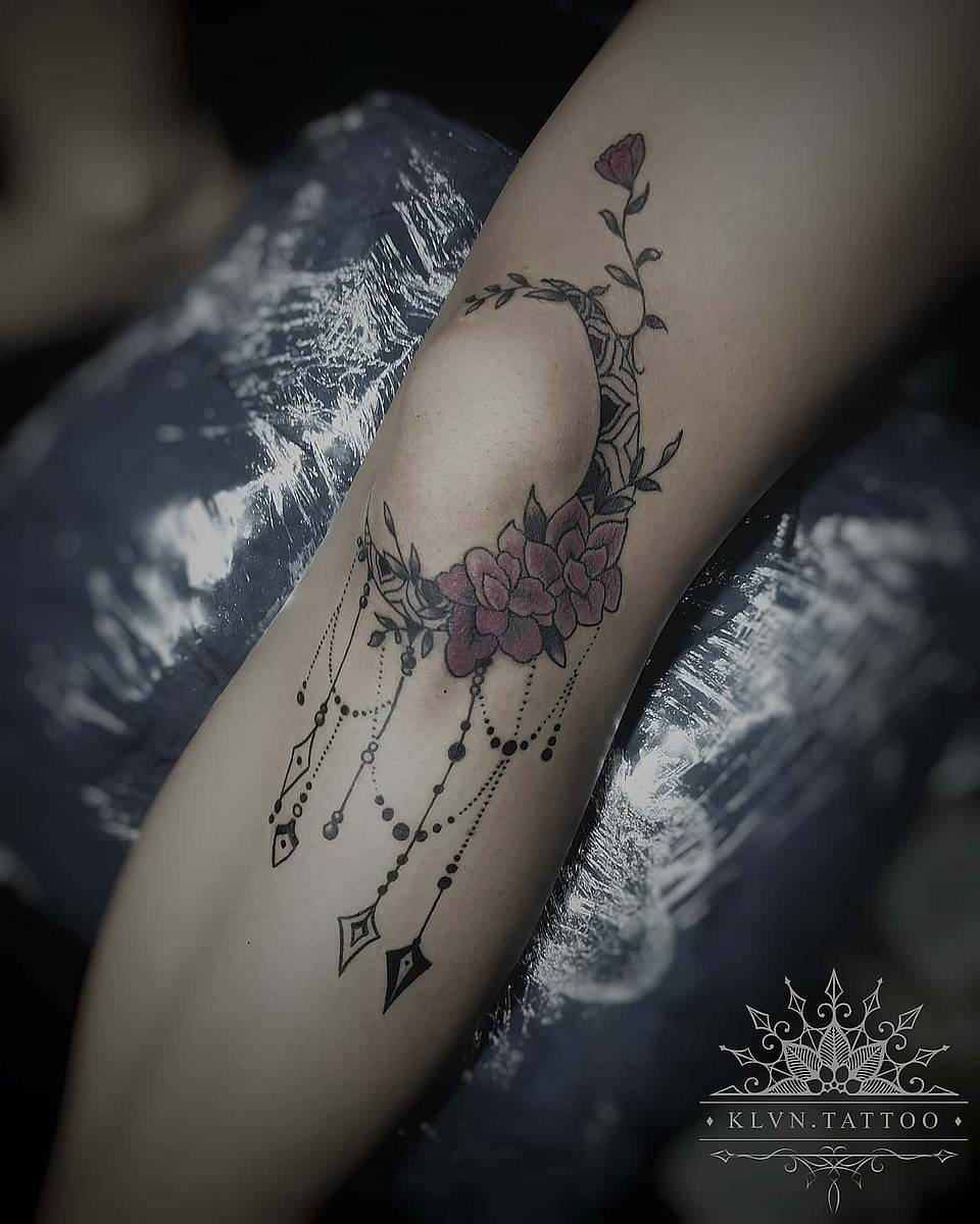 Crescent Blossom Mandala