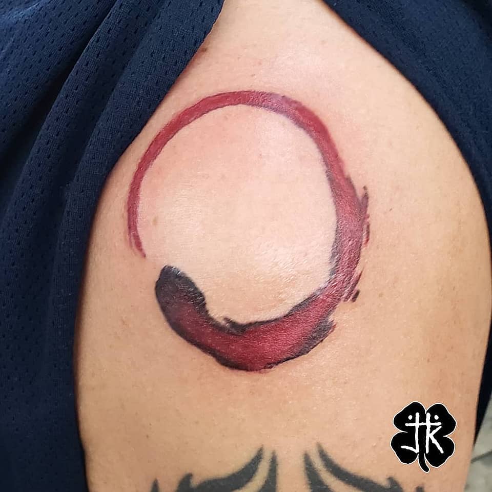 Crimson Enso Circle