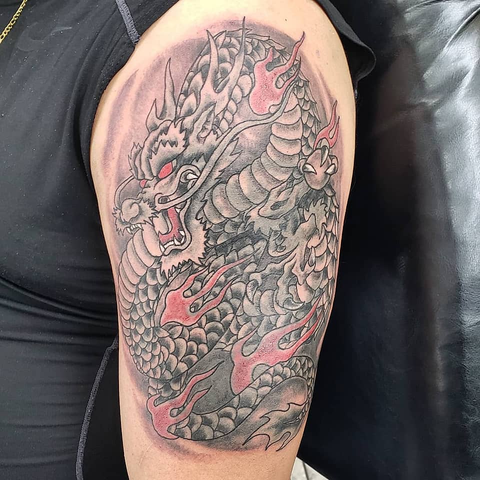 Crimson-Eyed Dragon Coil