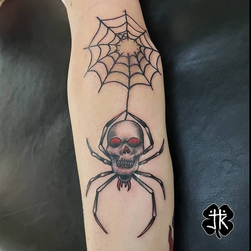 Crimson-Eyed Skull Spider