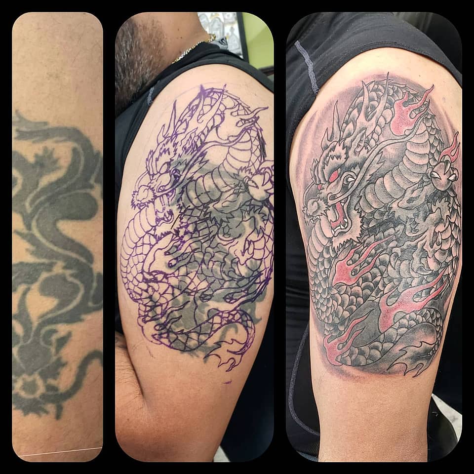 Crimson Flame Dragon Cover-Up
