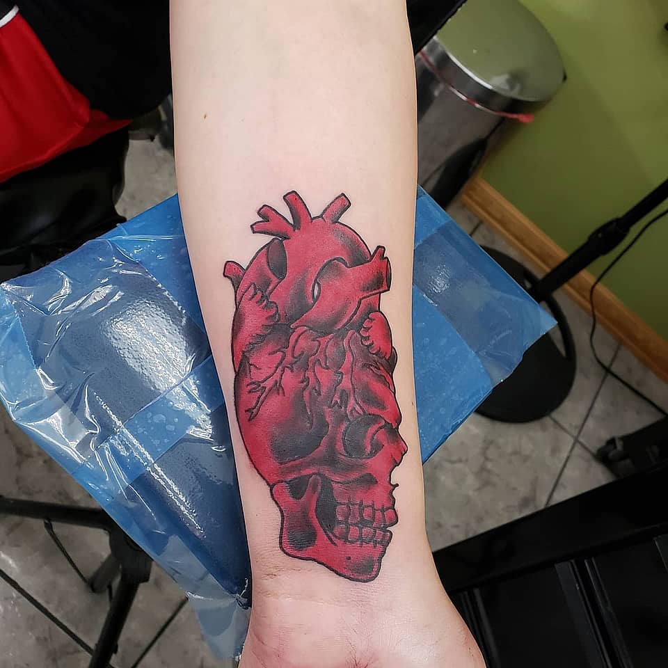 Crimson Heart-Skull Fusion