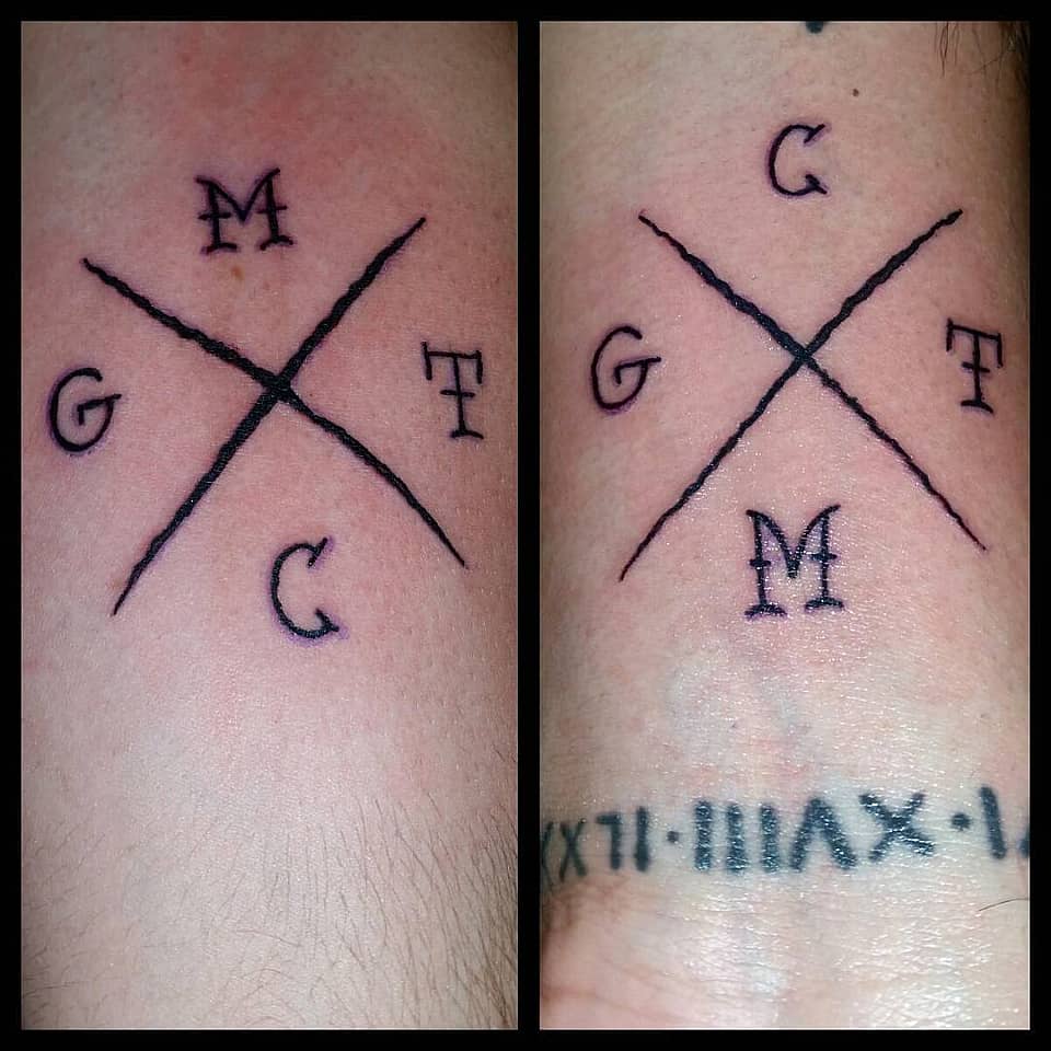 Crossed Initials Match
