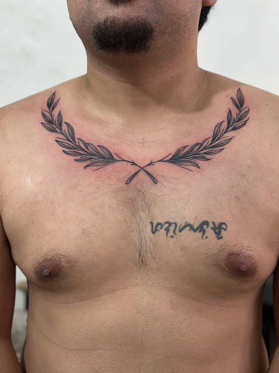 Crossed Laurel Collar