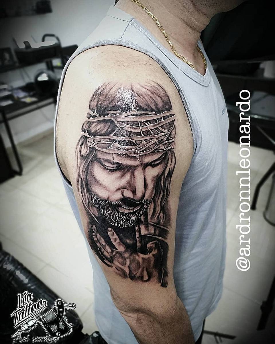 Crowned Christ Portrait