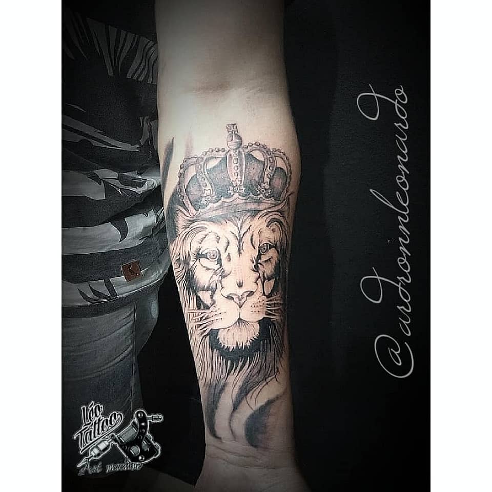 Crowned Lion Portrait