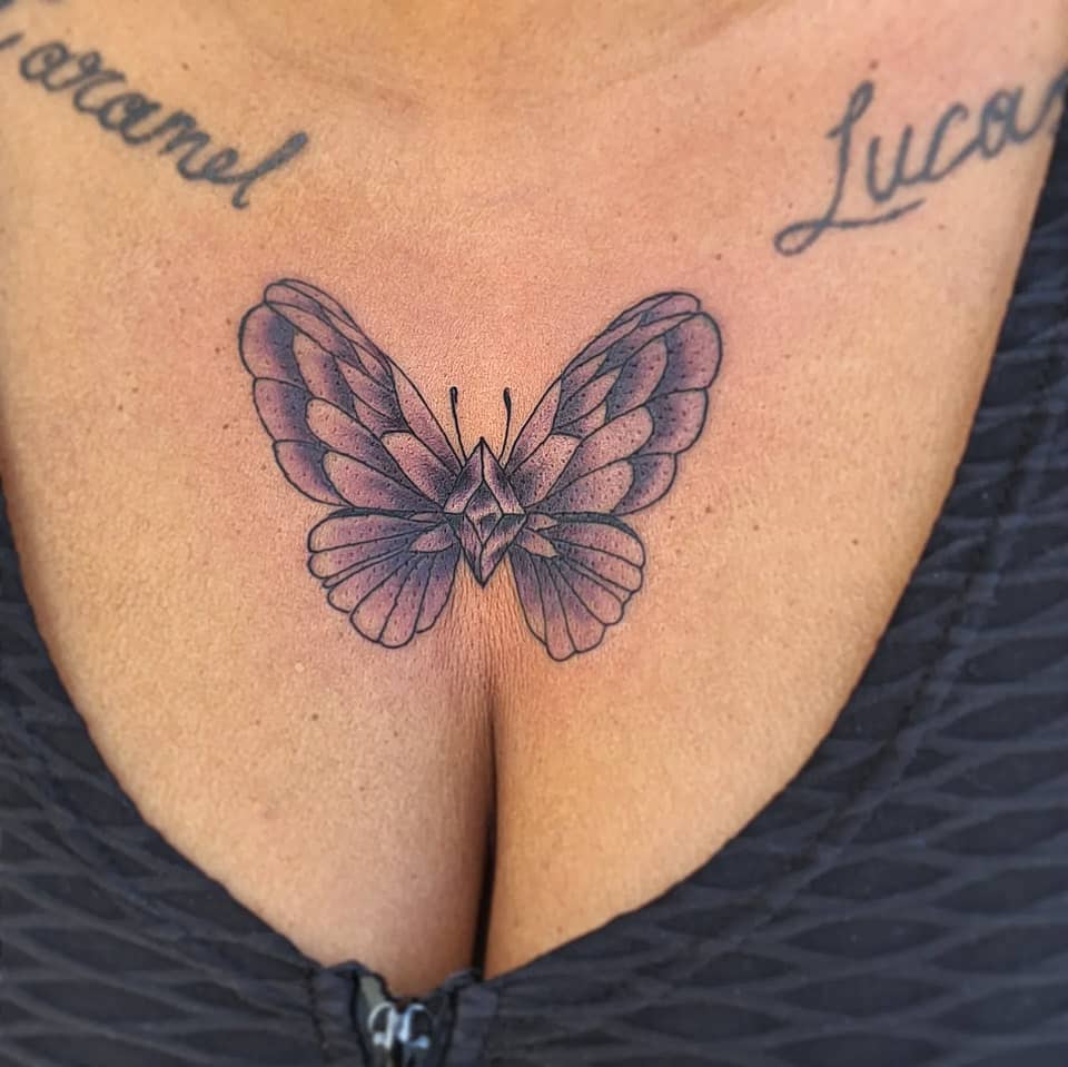 Crystal Butterfly Sternum