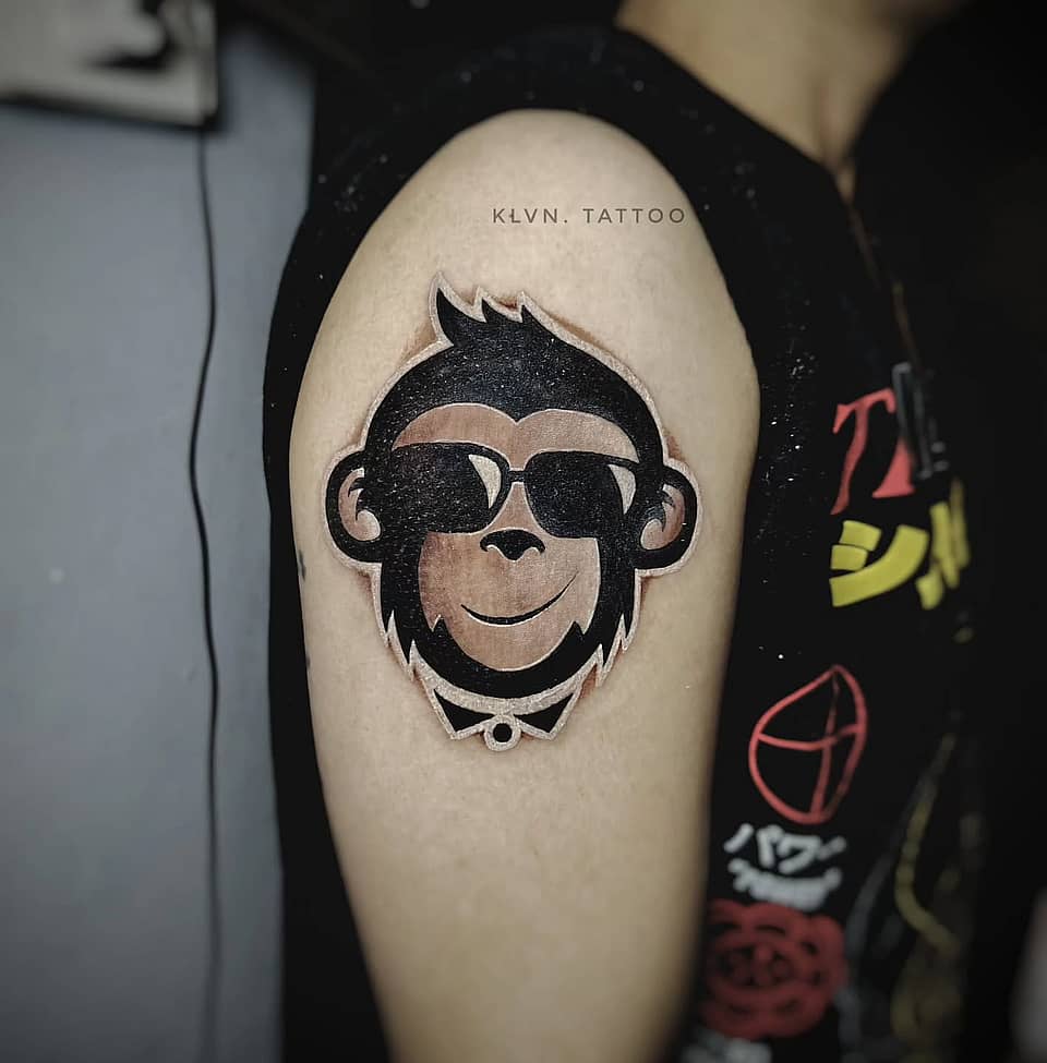 Dapper Sunglasses Monkey