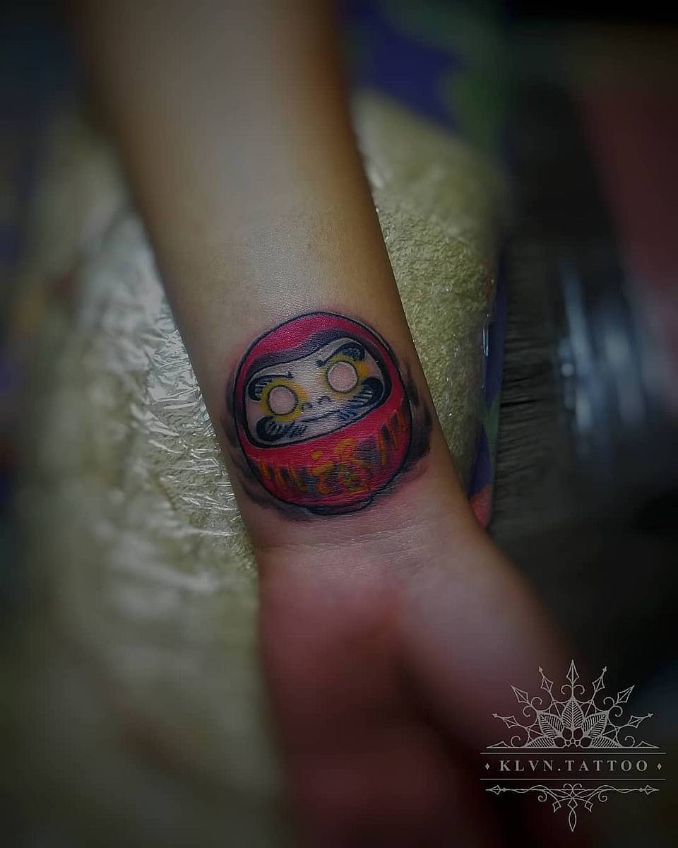 Daruma Doll Tattoo