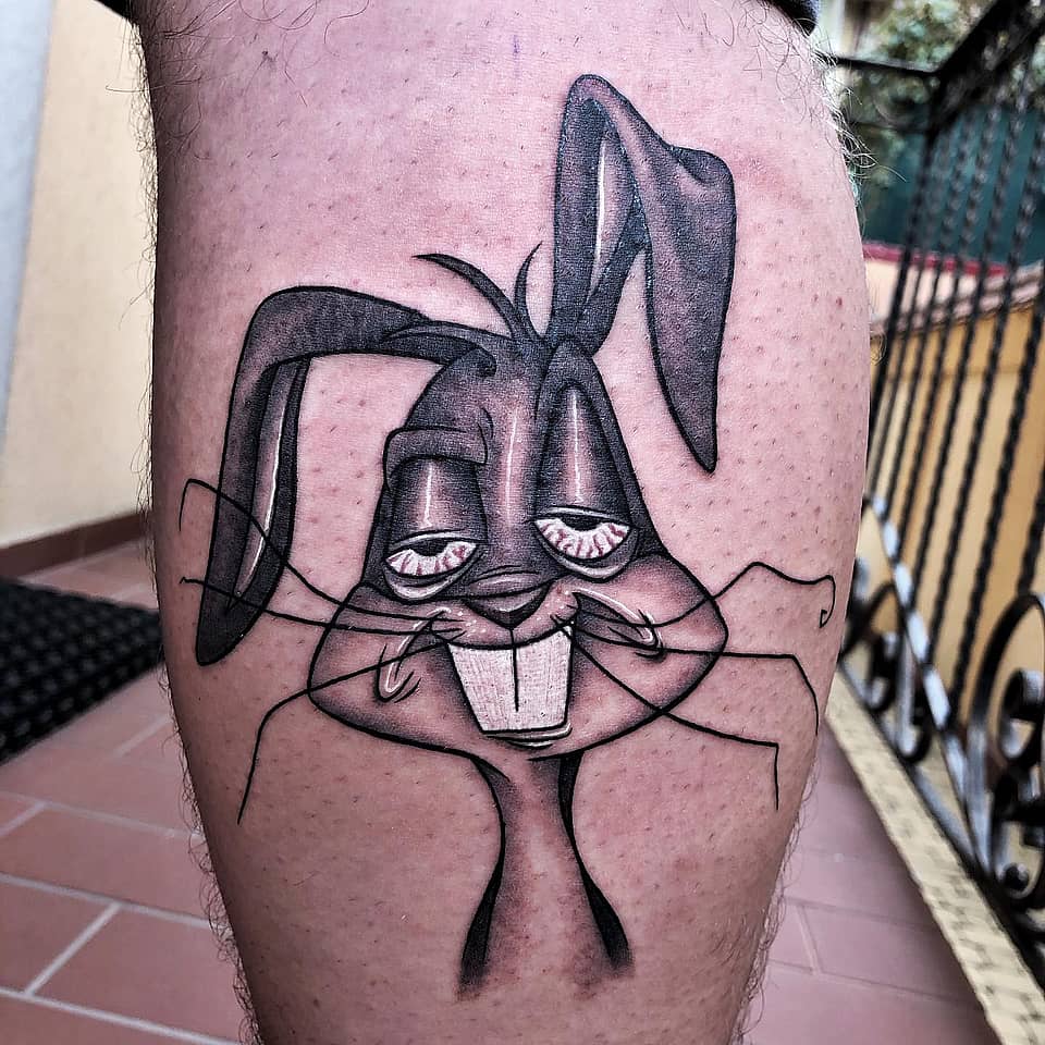 Dazed Cartoon Bunny