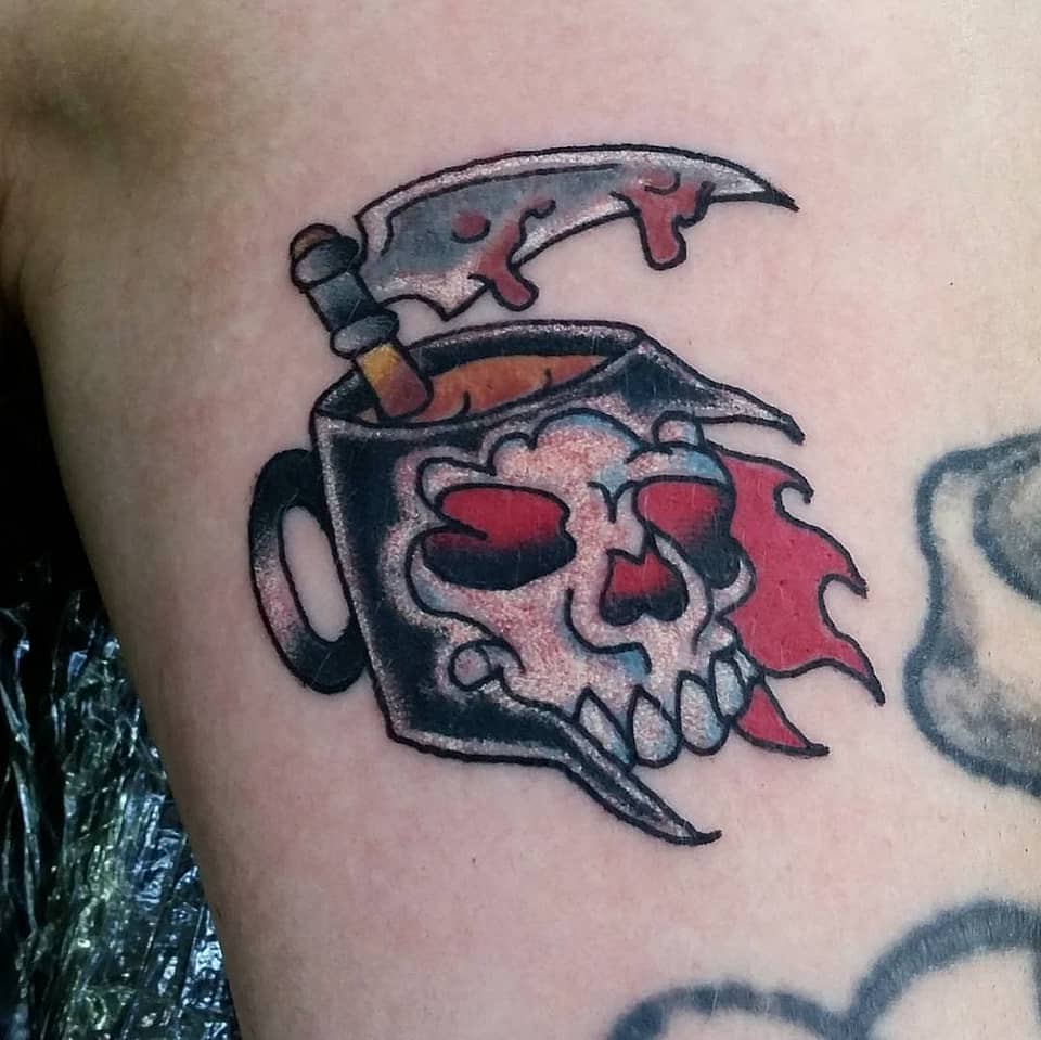 Death Brew Skull Mug