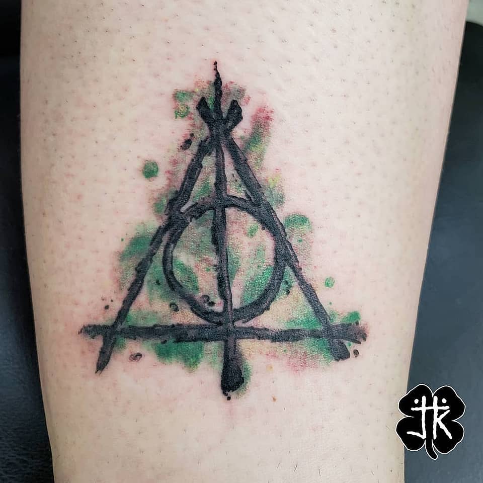 Deathly Hallows Watercolor Sigil