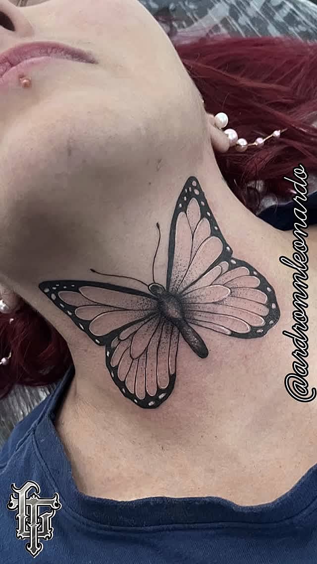 Delicate Neck Butterfly