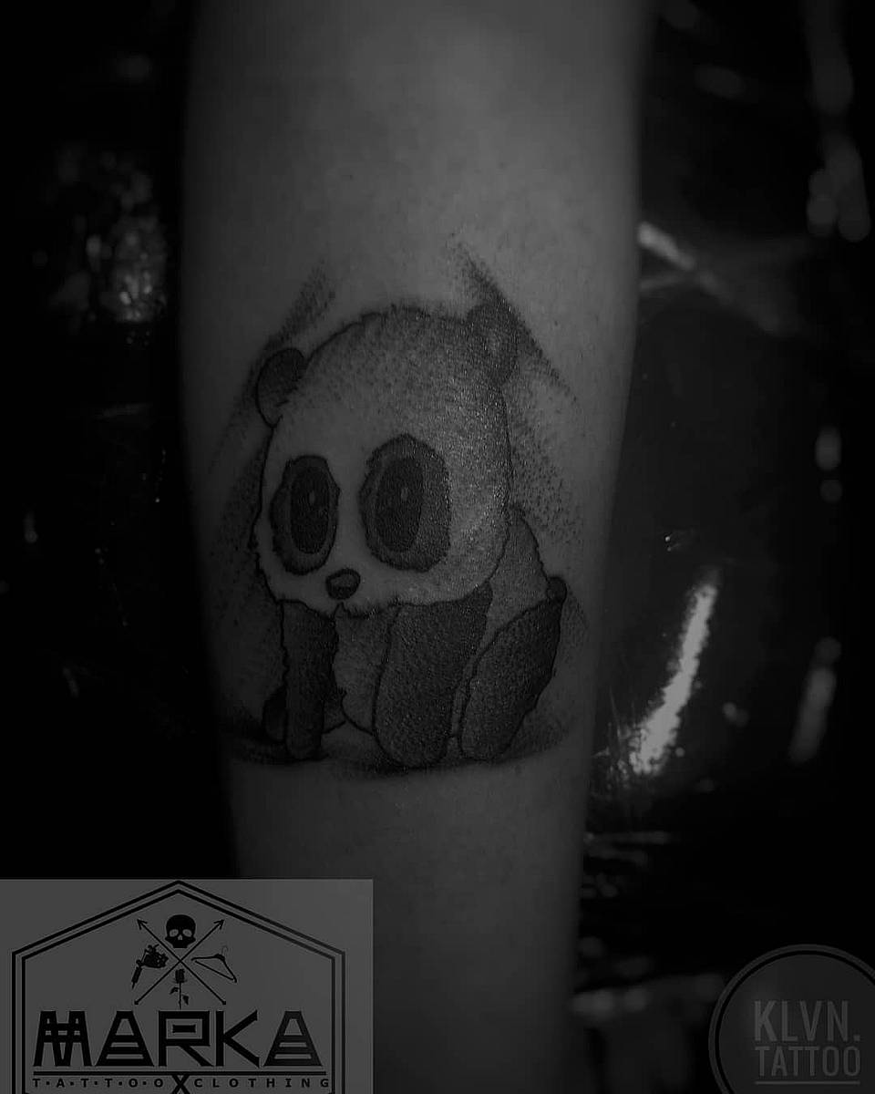 Dotwork Baby Panda