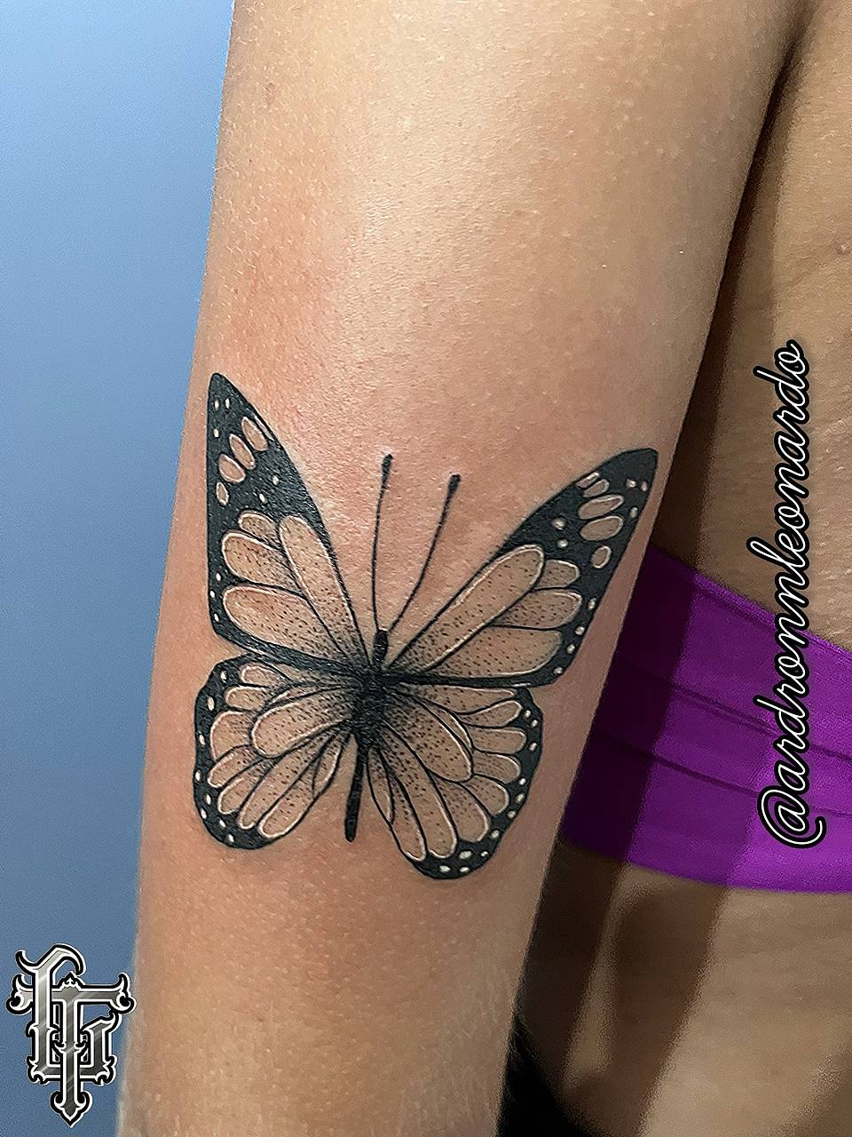 Dotwork Monarch Butterfly