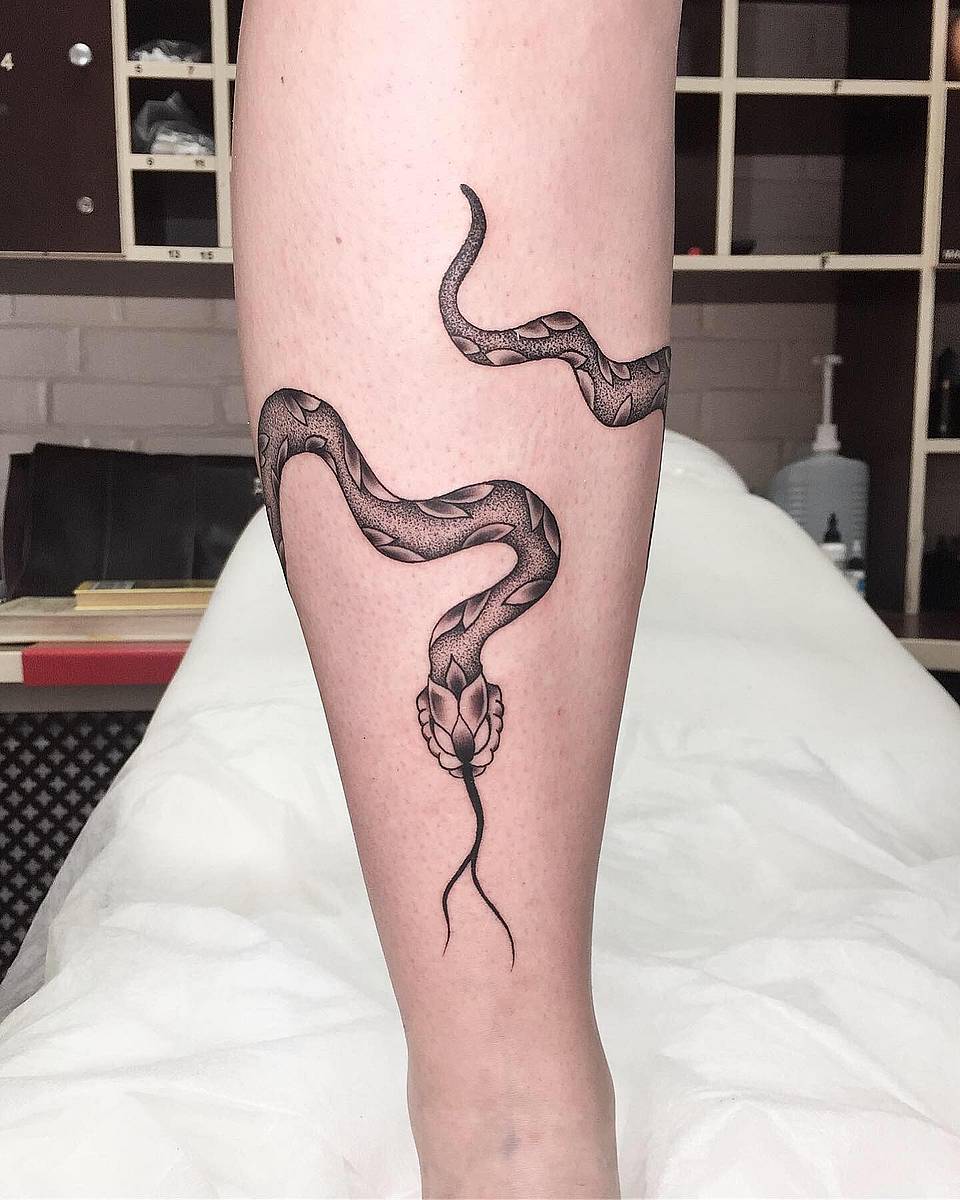 Dotwork Serpent