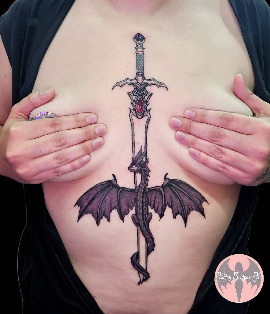 Draconic Sword Sternum Piece
