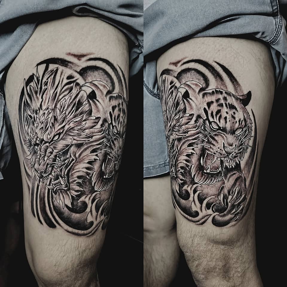 Dragon and Tiger Clash