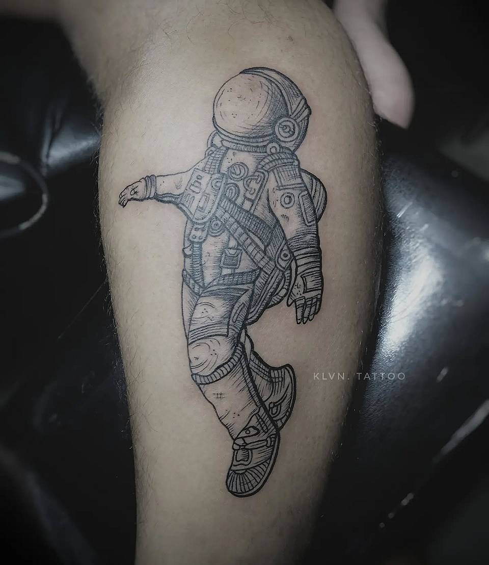Drifting Astronaut