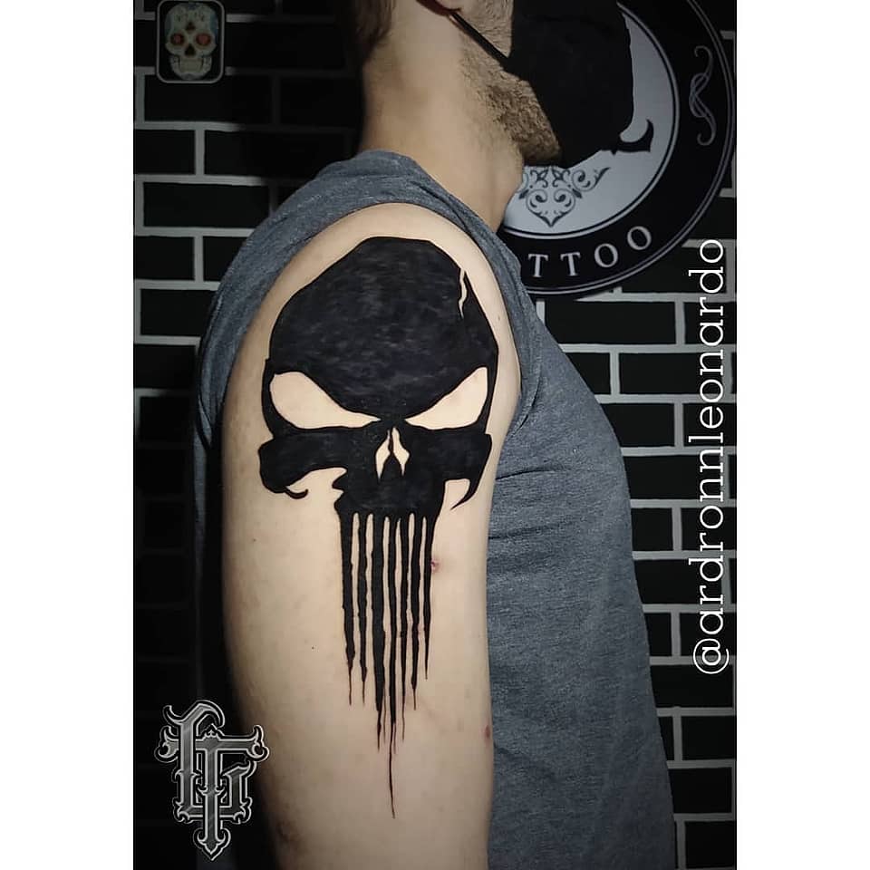 Dripping Punisher Skull