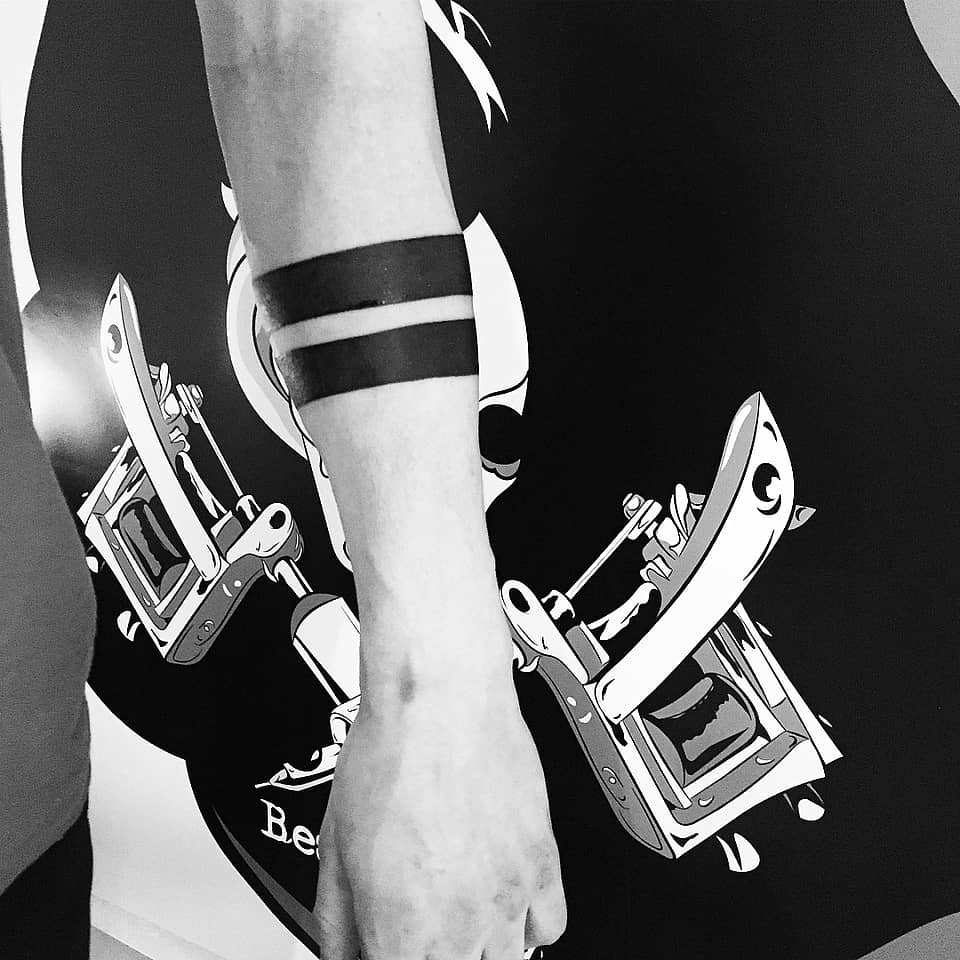 Dual Black Armbands
