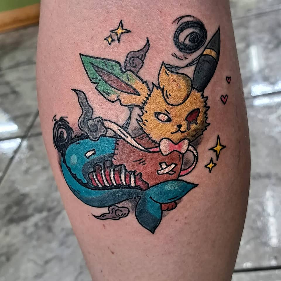 Eevee-Whale Chimera with Umbreon Touch