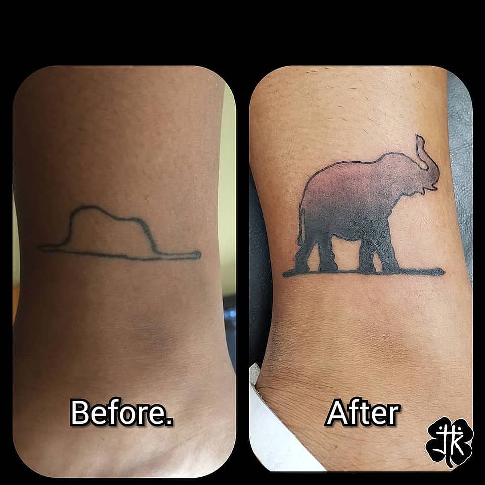 Elephant Silhouette Cover-Up