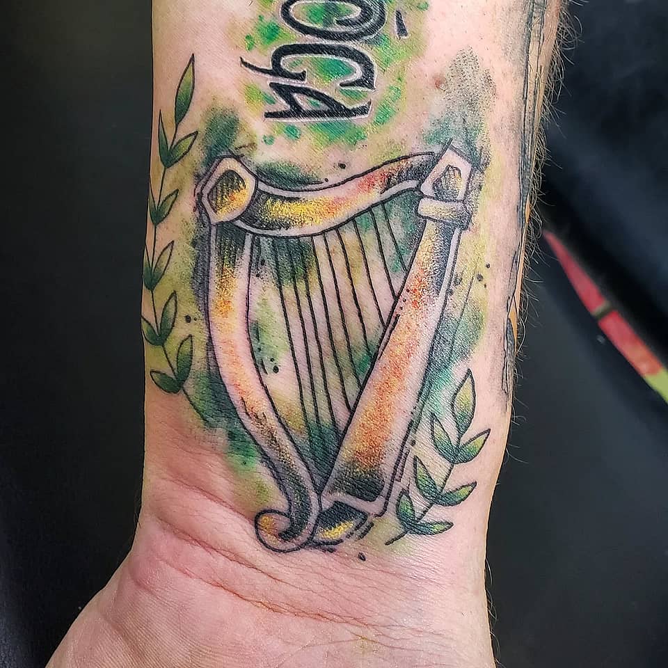 Emerald Celtic Harp