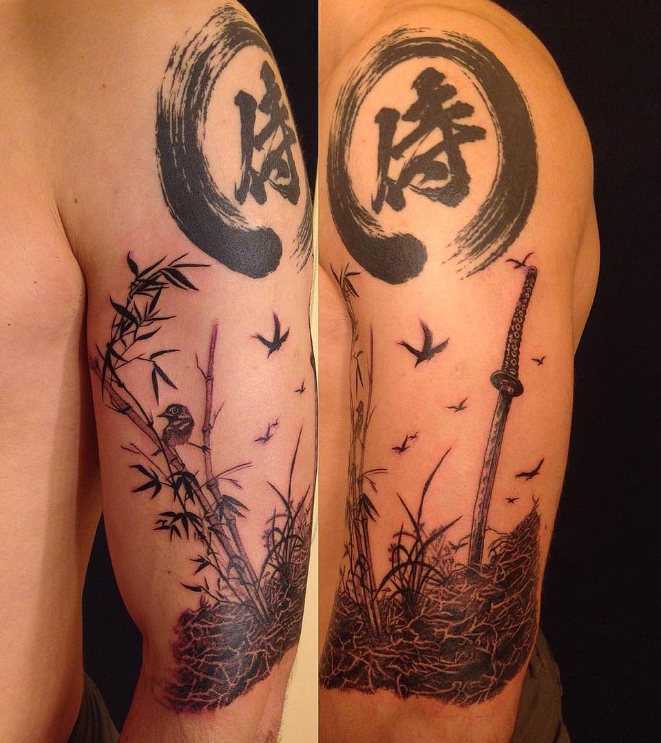 Enso, Bamboo & Katana