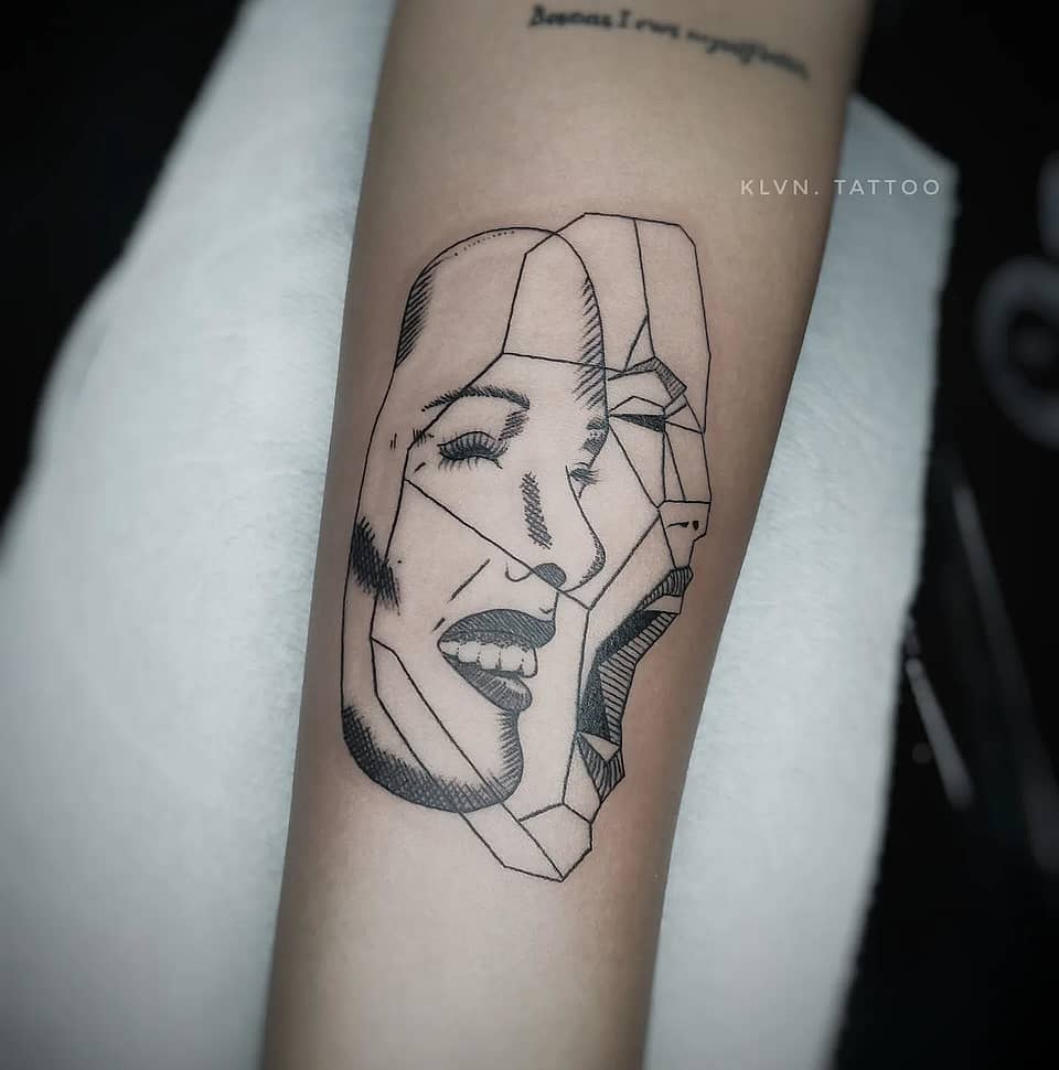 Faceted Dual Portrait