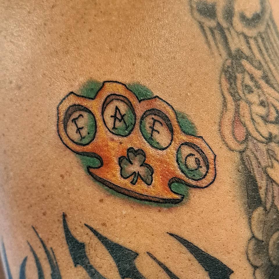 FAFO Shamrock Knuckle Duster