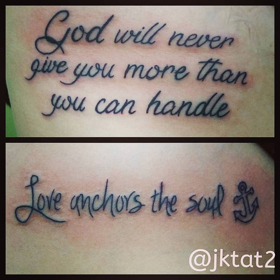 Faith and Anchor Script Quote
