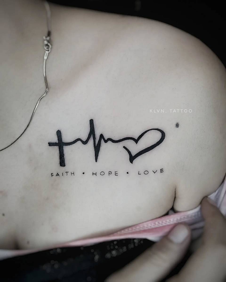 Faith Hope Love Heartbeat