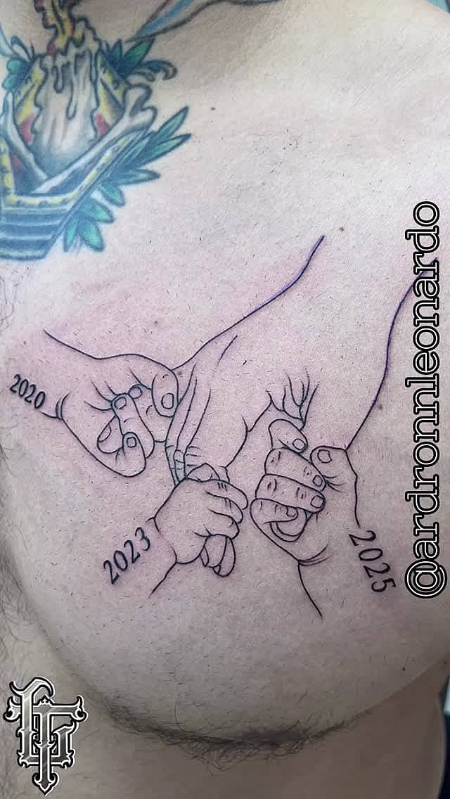 Family Hands Timeline